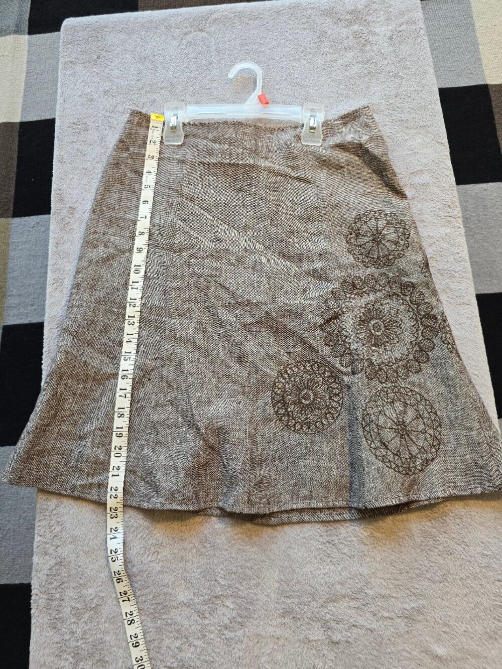 RW &Co mini skirt brown size 6